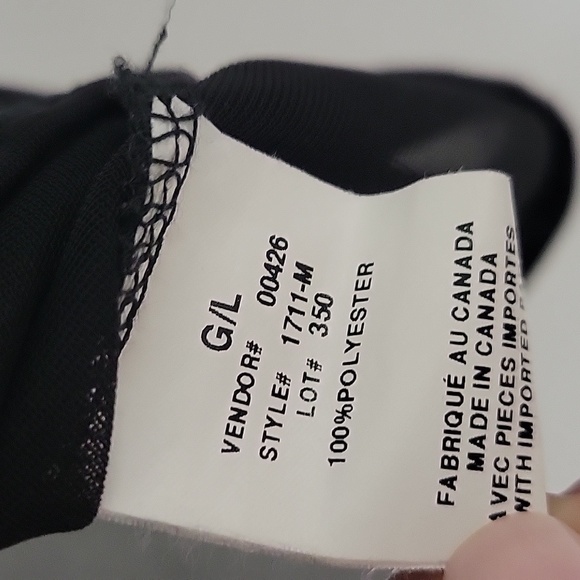 Laura Blouse purple black Grey pink block colours - Picture 6 of 6